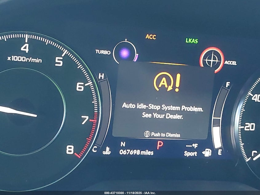 2020 Acura Rdx Technology Package VIN: 5J8TC1H5XLL002398 Lot: 43710300