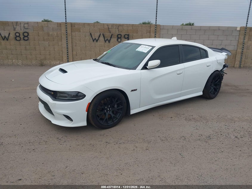 Vin: 2c3cdxgj0jh193258, lot: 44205662, dodge charger r/t 392 20182