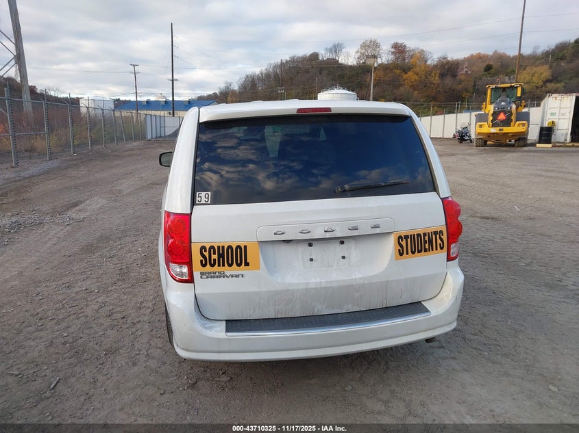 2019 Dodge Grand Caravan Se VIN: 2C4RDGBG9KR505137 Lot: 43710325