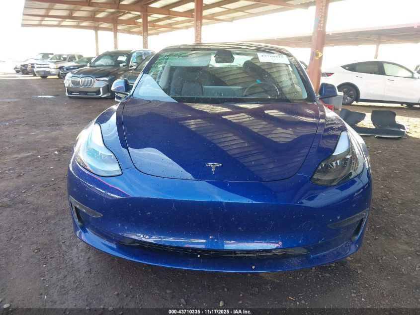 2022 Tesla Model 3 Performance Dual Motor All-Wheel Drive VIN: 5YJ3E1EC7NF202513 Lot: 43710335