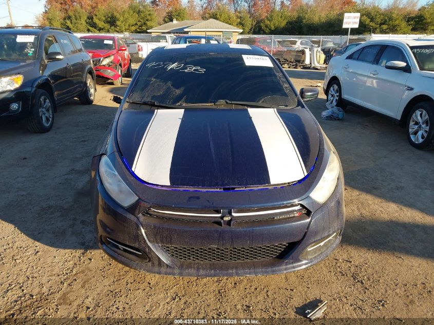 2013 Dodge Dart Sxt VIN: 1C3CDFBA2DD296958 Lot: 43710383