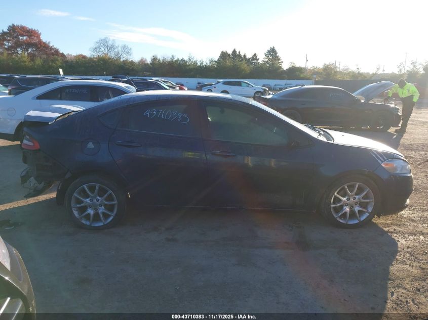 2013 Dodge Dart Sxt VIN: 1C3CDFBA2DD296958 Lot: 43710383