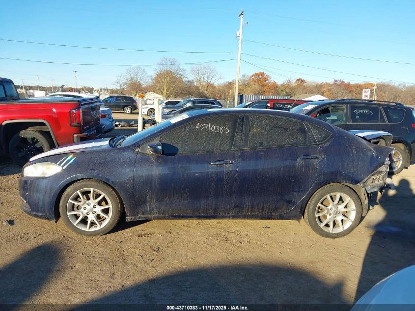 2013 Dodge Dart Sxt VIN: 1C3CDFBA2DD296958 Lot: 43710383