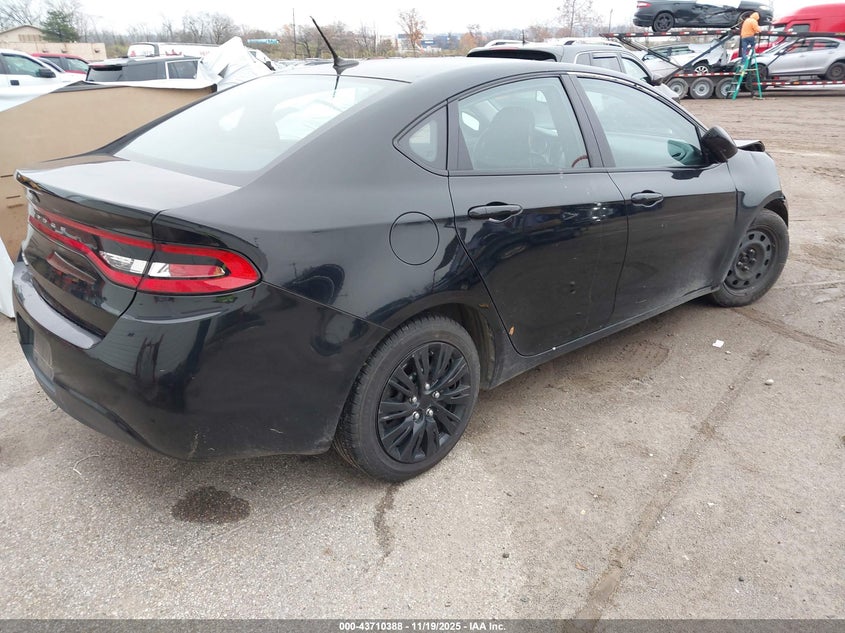 Vin: 1c3cdfah1dd233395, lot: 44205736, dodge dart aero 20134