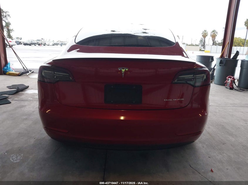 2022 Tesla Model 3 Long Range Dual Motor All-Wheel Drive VIN: 5YJ3E1EB9NF187472 Lot: 43710447