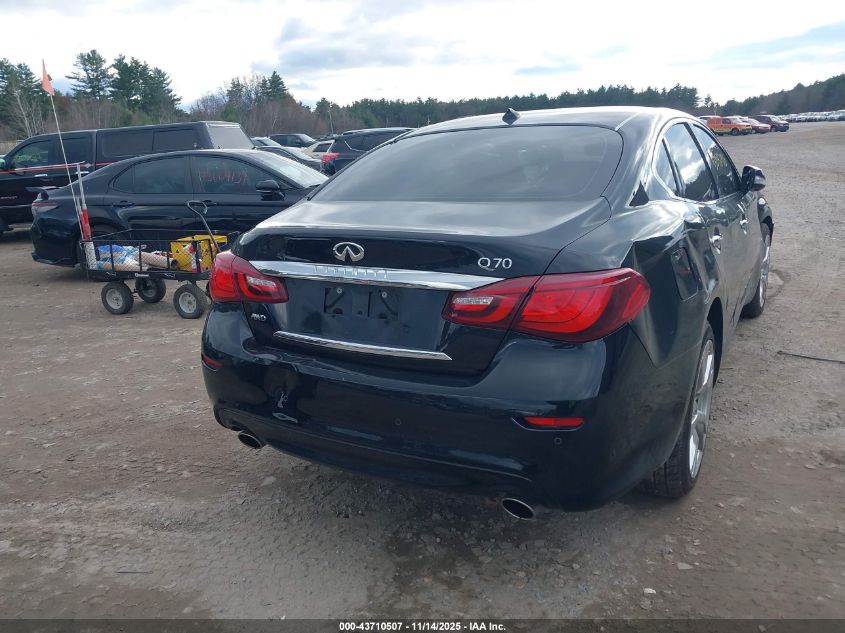 2015 Infiniti Q70 3.7X VIN: JN1BY1AR9FM562097 Lot: 43710507