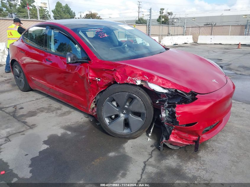2023 Tesla Model 3 Rear-Wheel Drive VIN: 5YJ3E1EA5PF704986 Lot: 43710563