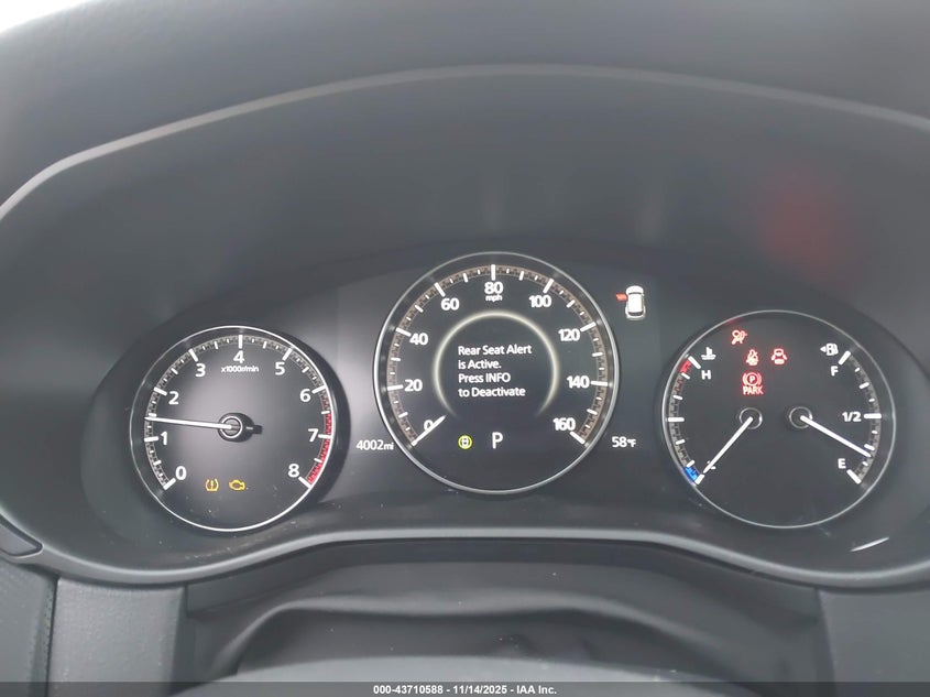 2025 MAZDA CX-50 2.5L I-4 DI, DOHC, V(VIN: 7MMVABDM7SN388443