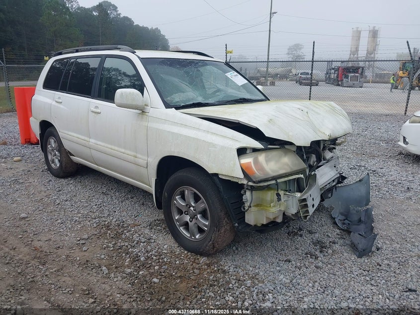 JTEDP21A740001325 2004 Toyota Highlander V6 auction photo 1