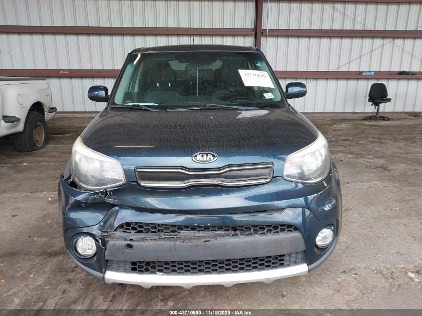 2018 Kia Soul + VIN: KNDJP3A5XJ7568955 Lot: 43710690