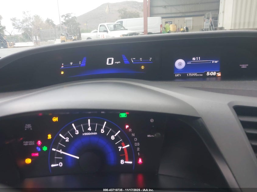 2HGFB2F85CH301619 2012 HONDA CIVIC photo no. 7