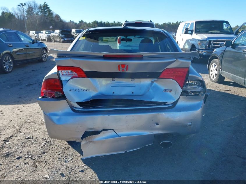 2007 Honda Civic Si VIN: 2HGFA55567H704140 Lot: 43710804