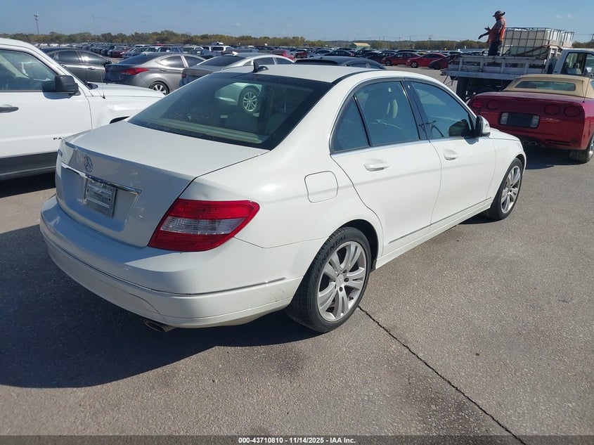 WDDGF54X29F217051 2009 MERCEDES-BENZ C-KLASSE photo no. 4