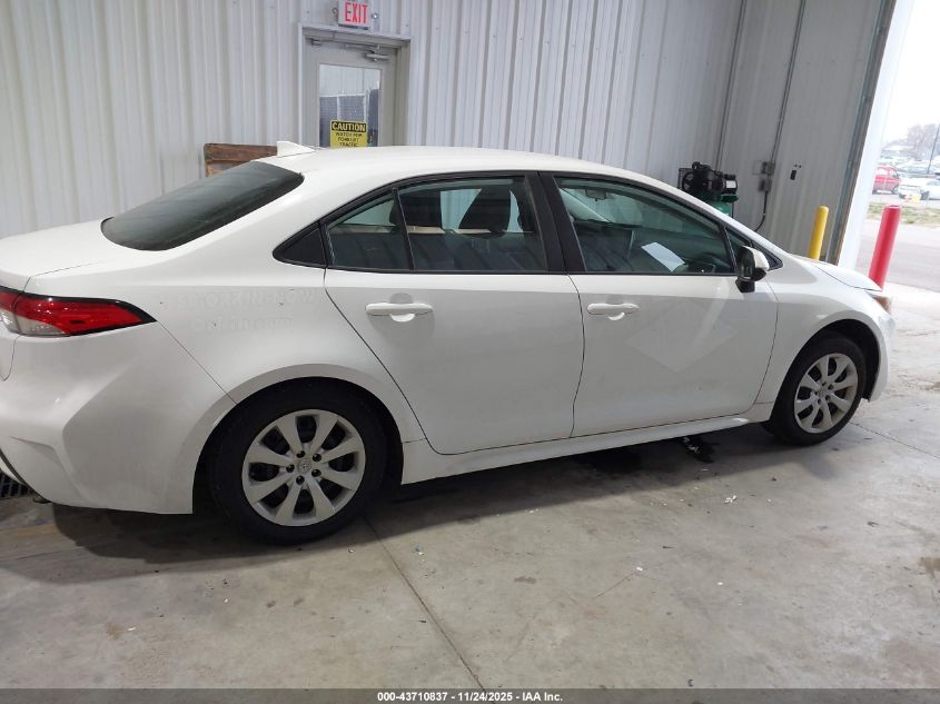 2020 Toyota Corolla Le VIN: 5YFEPRAE5LP039483 Lot: 43710837