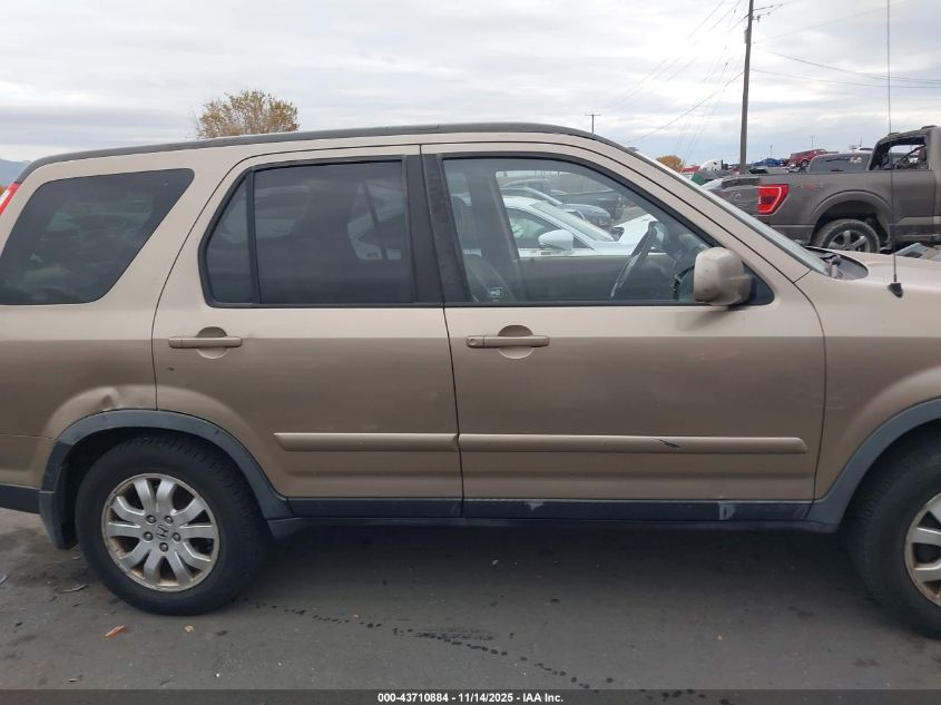 2006 Honda Cr-V Se VIN: JHLRD78916C034482 Lot: 43710884