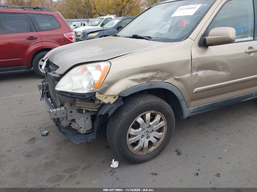 2006 Honda Cr-V Se VIN: JHLRD78916C034482 Lot: 43710884