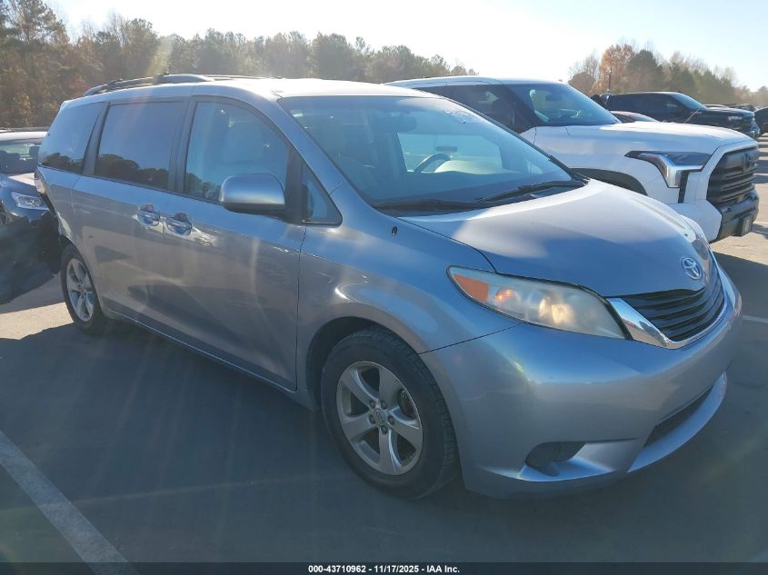 TOYOTA SIENNA LE V6 8 PASSENGER