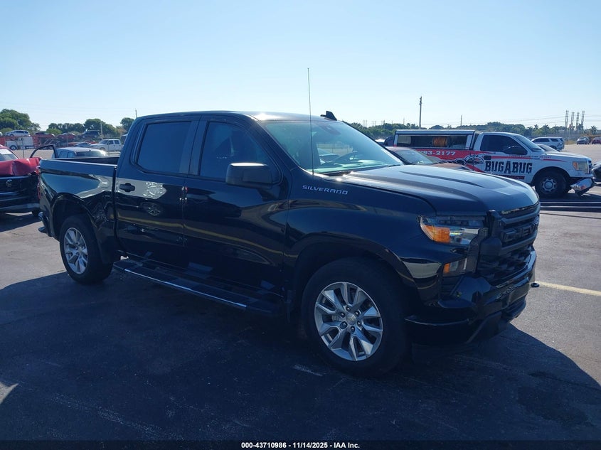 2023 CHEVROLET SILVERADO 1500 2WD  SHORT BED CUSTOM - 3GCPABEKXPG126566