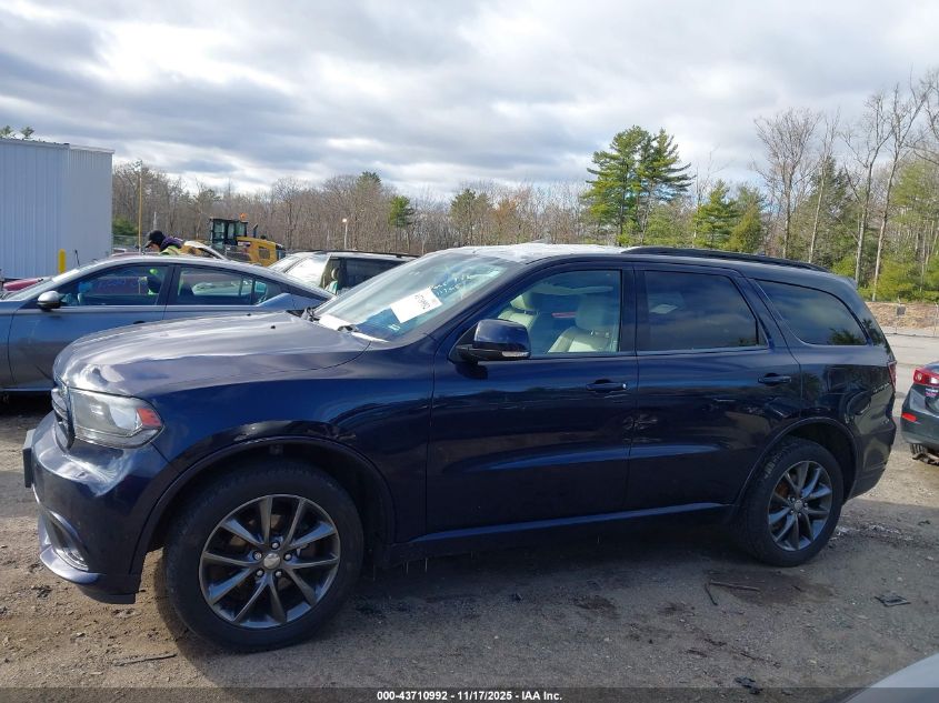 2018 Dodge Durango Gt Awd VIN: 1C4RDJDG6JC198267 Lot: 43710992
