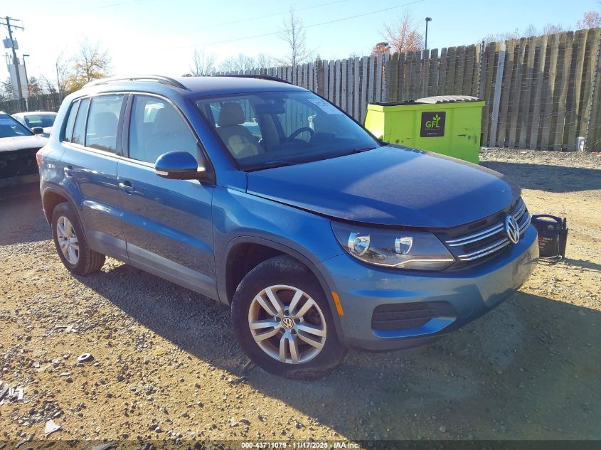 2017 VOLKSWAGEN TIGUAN 2.0T S - WVGAV7AX8HW510272