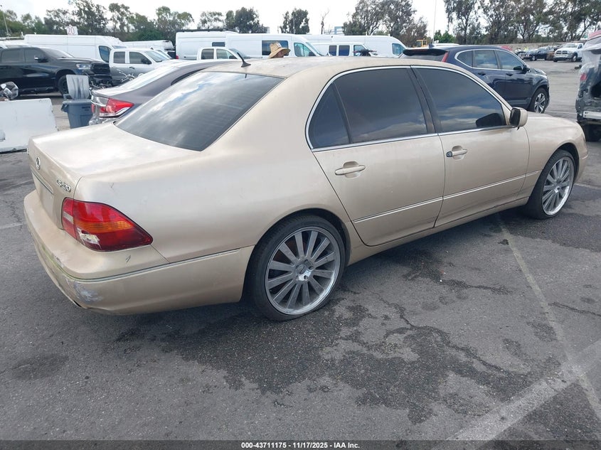 JTHBN30F210039477 2001 LEXUS LS photo no. 4