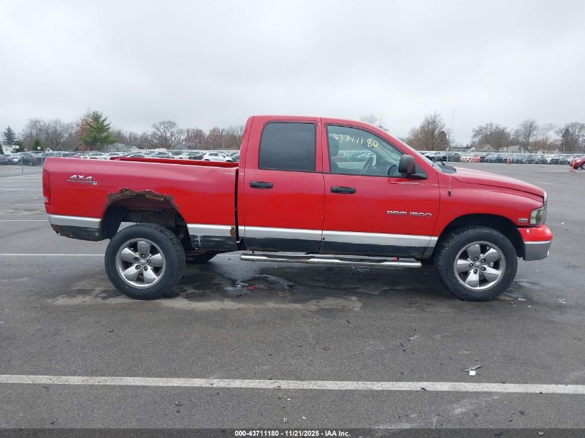 2005 Dodge Ram 1500 Slt/Laramie VIN: 1D7HU18D05S155749 Lot: 43711180
