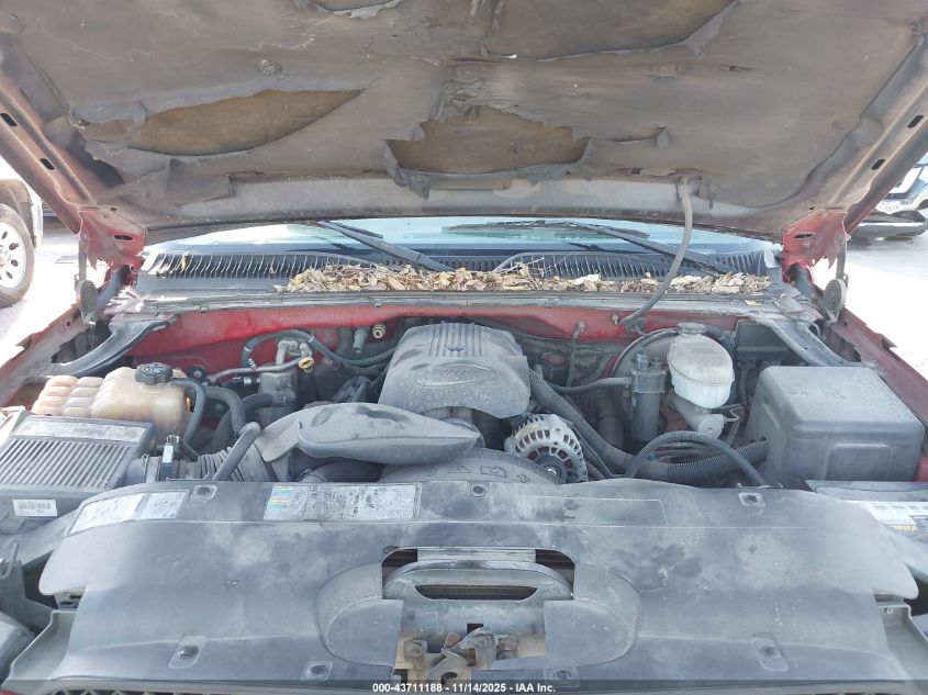 2003 Chevrolet Silverado 1500 Ls VIN: 2GCEK19T631316949 Lot: 43711188