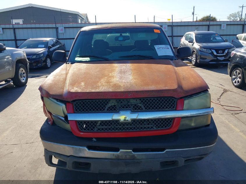 2003 Chevrolet Silverado 1500 Ls VIN: 2GCEK19T631316949 Lot: 43711188