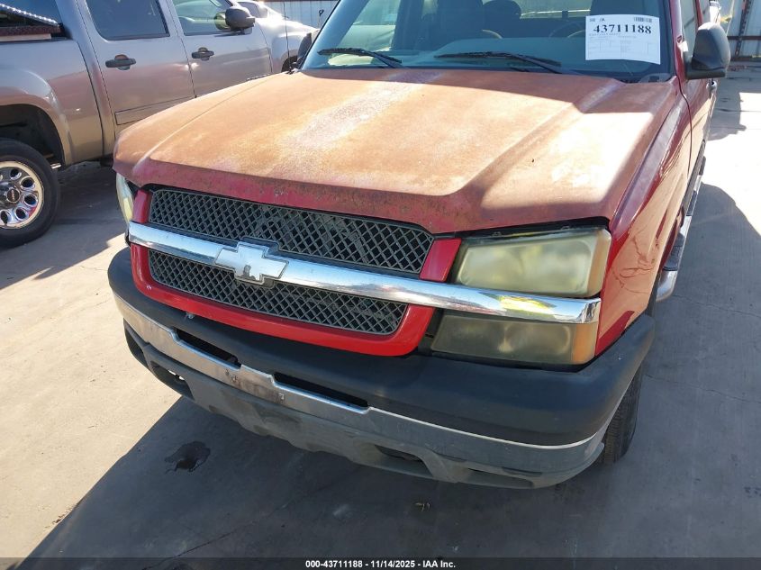 2003 Chevrolet Silverado 1500 Ls VIN: 2GCEK19T631316949 Lot: 43711188