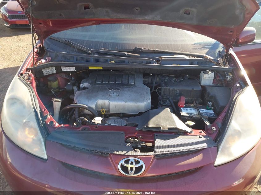 2008 Toyota Sienna Xle VIN: 5TDZK22C18S137557 Lot: 43711189