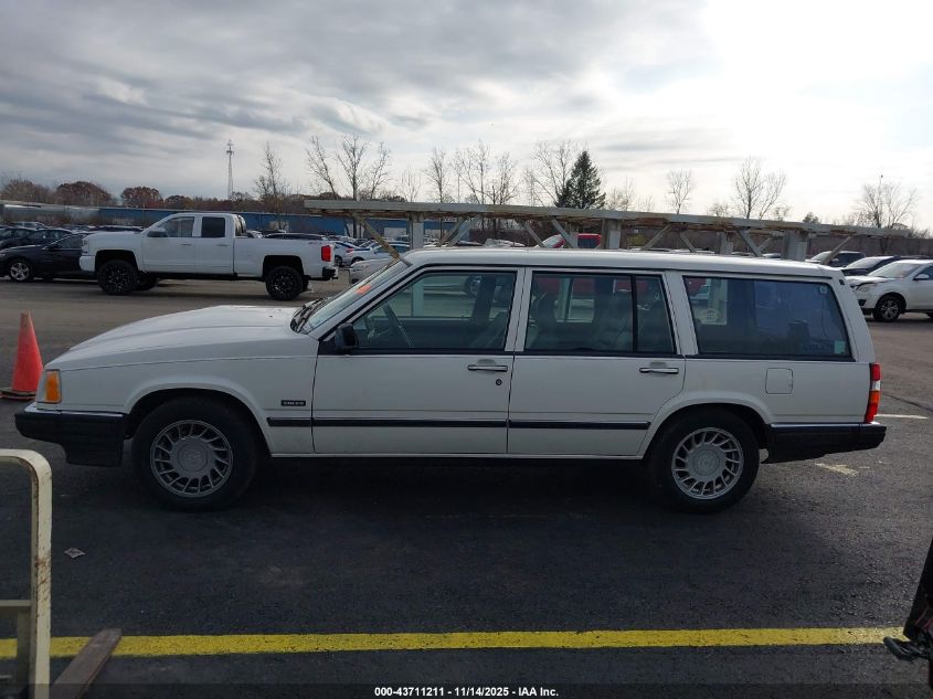 1993 Volvo 960 VIN: YV1KW9505P0013092 Lot: 43711211