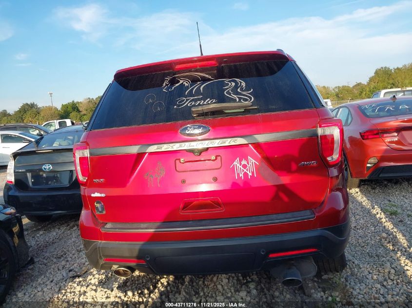 2019 Ford Explorer Xlt VIN: 1FM5K8D84KGB04818 Lot: 43711276