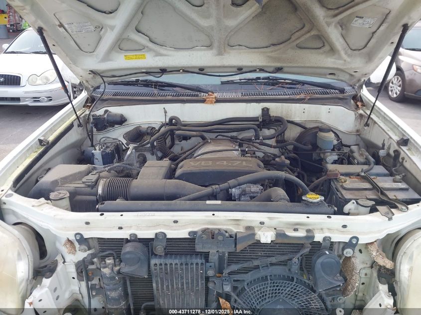 2002 Toyota Sequoia Limited V8 VIN: 5TDZT38A42S062191 Lot: 43711278