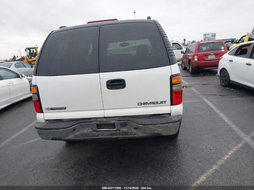 2004 Chevrolet Tahoe Ls VIN: 1GNEC13T94R215541 Lot: 43711308