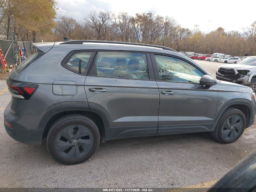 2025 Volkswagen Taos 1.5T S VIN: 3VV5C7B2XSM040494 Lot: 43711322