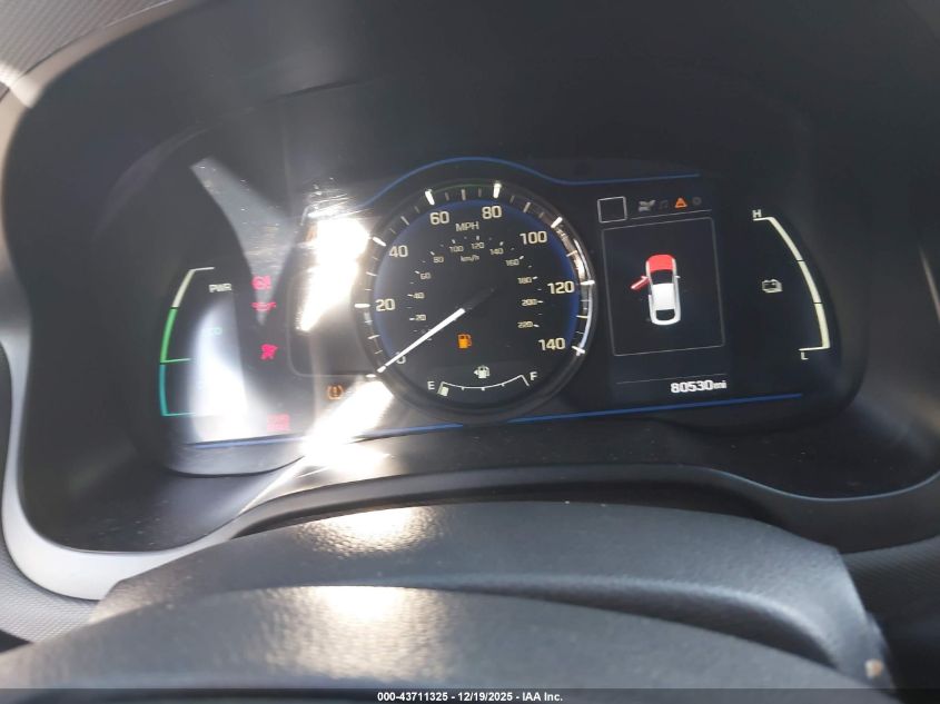 2019 Hyundai Ioniq Hybrid Blue VIN: KMHC65LC2KU163920 Lot: 43711325