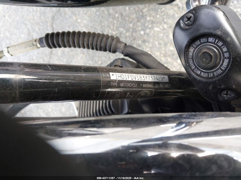 2003 Harley-Davidson Flhr VIN: 1HD1FDV183Y737429 Lot: 43711357