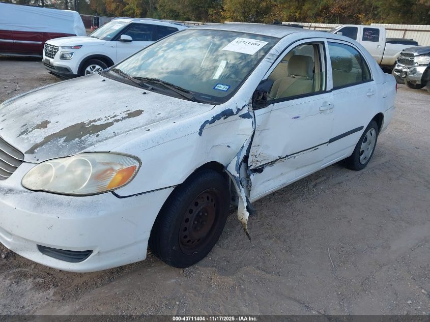 2003 Toyota Corolla Ce VIN: 1NXBR32E93Z120235 Lot: 43711404