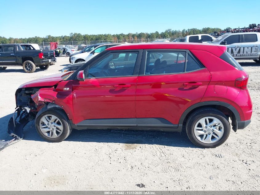 2022 Hyundai Venue Se VIN: KMHRB8A38NU142942 Lot: 43711442