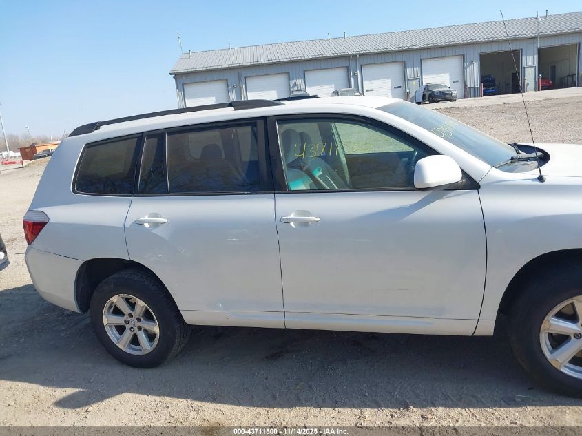 2008 Toyota Highlander VIN: JTEES41A882099662 Lot: 43711500