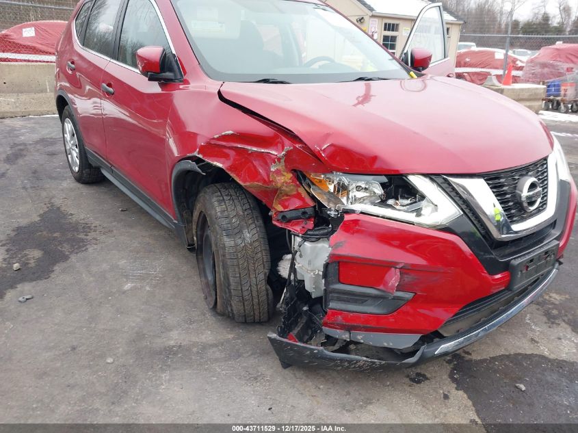 2017 Nissan Rogue S VIN: JN8AT2MVXHW009752 Lot: 43711529