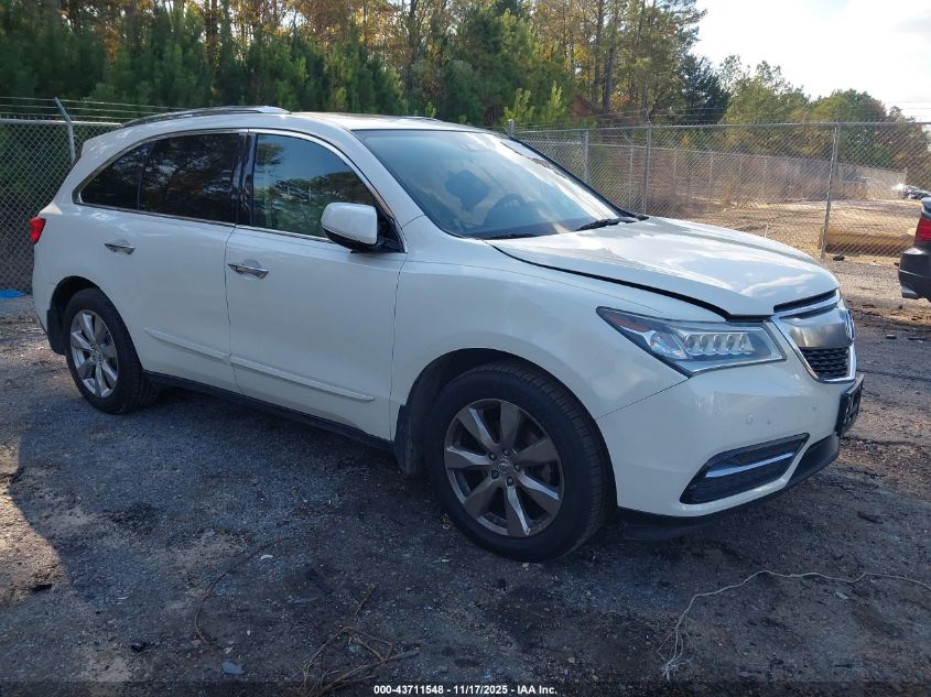 ACURA MDX ADVANCE ENTERTAINMENT PACKAGES/ADVANCE PACKAGE