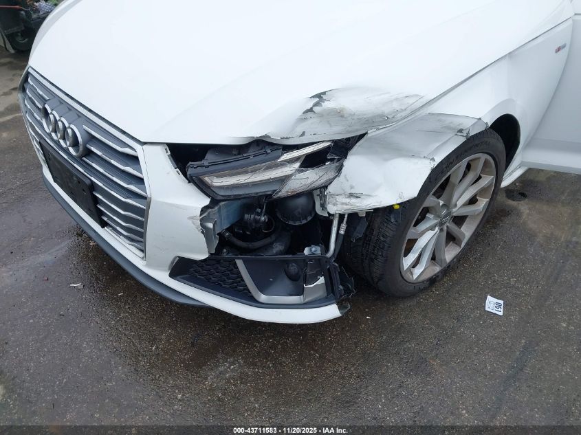 2019 Audi A4 45 Premium VIN: WAUDNAF44KN005451 Lot: 43711583