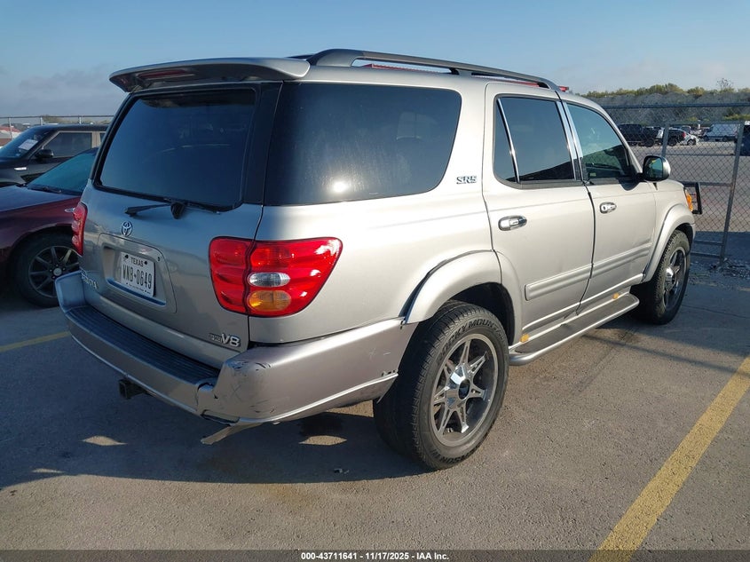 5TDZT34A53S168933 2003 TOYOTA SEQUOIA photo no. 4