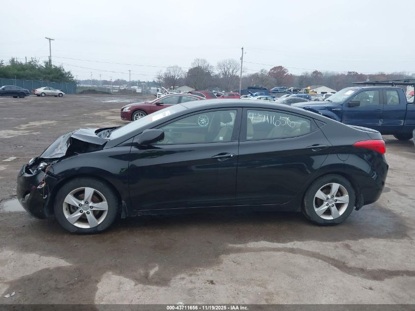 2013 Hyundai Elantra Gls VIN: 5NPDH4AE2DH257214 Lot: 43711656
