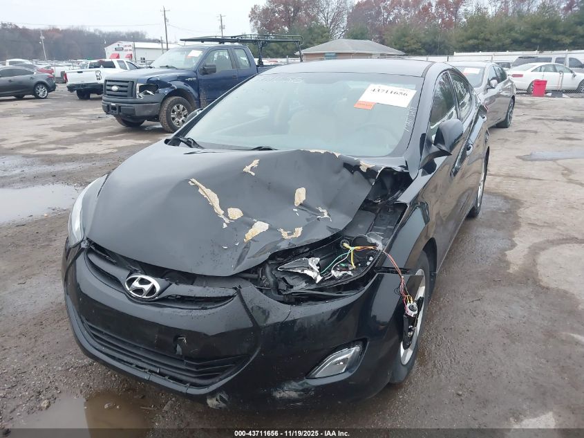 2013 Hyundai Elantra Gls VIN: 5NPDH4AE2DH257214 Lot: 43711656