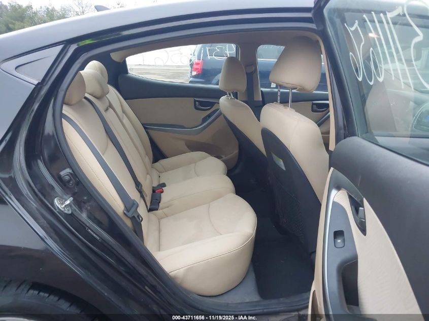 2013 Hyundai Elantra Gls VIN: 5NPDH4AE2DH257214 Lot: 43711656