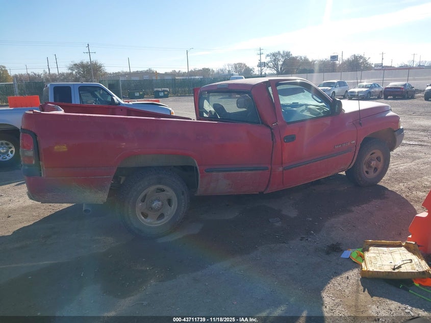 1998 Dodge Ram 1500 St VIN: 1B7HC16Y4WS762788 Lot: 43711739