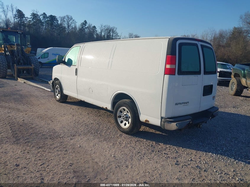 2012 Gmc Savana 5.3 1500 Work Van white Lot 111043711889 Vin 1GTS8AF43C1160499
