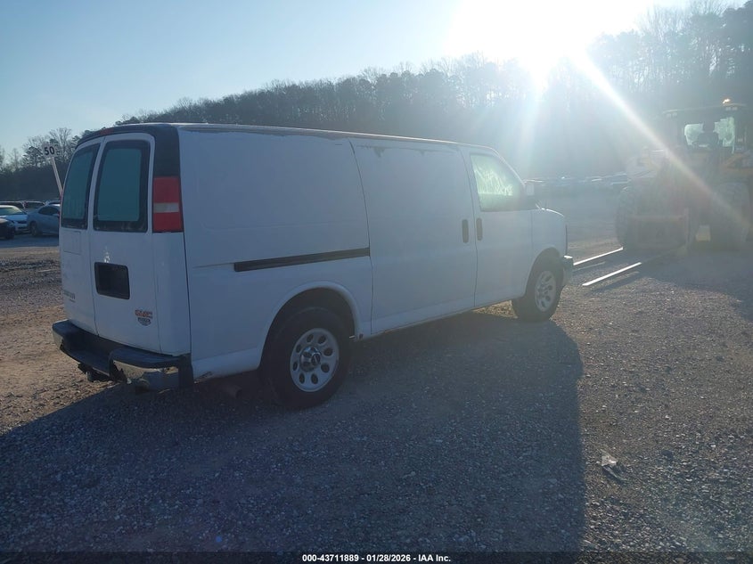 2012 Gmc Savana 5.3 1500 Work Van white Lot 111043711889 Vin 1GTS8AF43C1160499